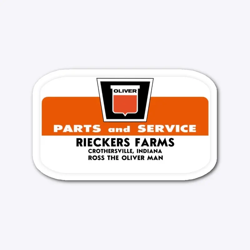 Rieckers Farms Dealer Sticker