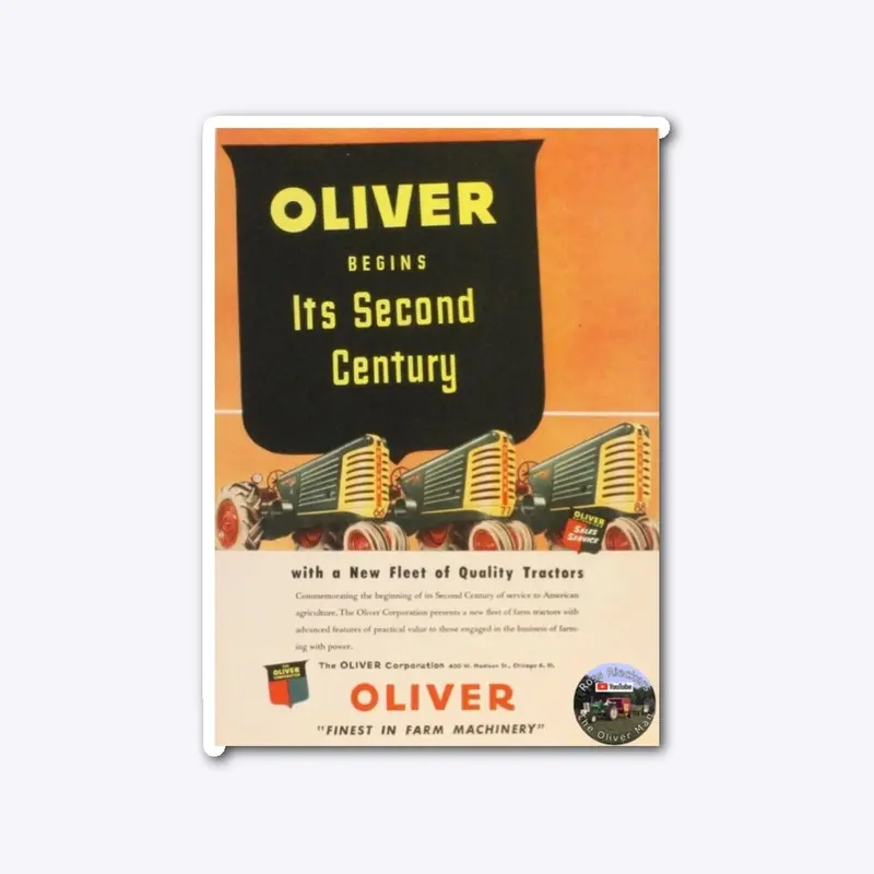 Oliver Second Century Fleetline Tractors